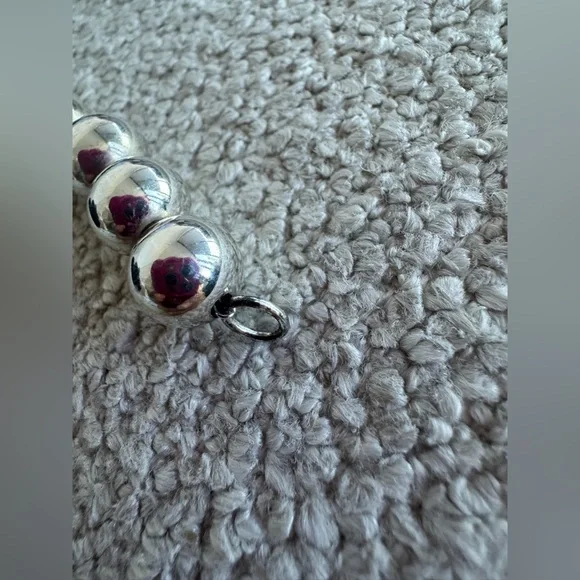 Tiffany & Co Ball Bead 10mm Sterling Silver Bracelet Shiny Excellent Condition - Picture 6 of 8